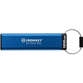 Kingston 128GB IronKey Keypad 200 Fips 140-3 LVL3 (Pending) AES-256 Encrypted