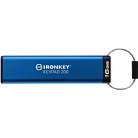Kingston 16GB IronKey Keypad 200 Fips 140-3 LVL 3 (Pending) AES-256 Encrypted