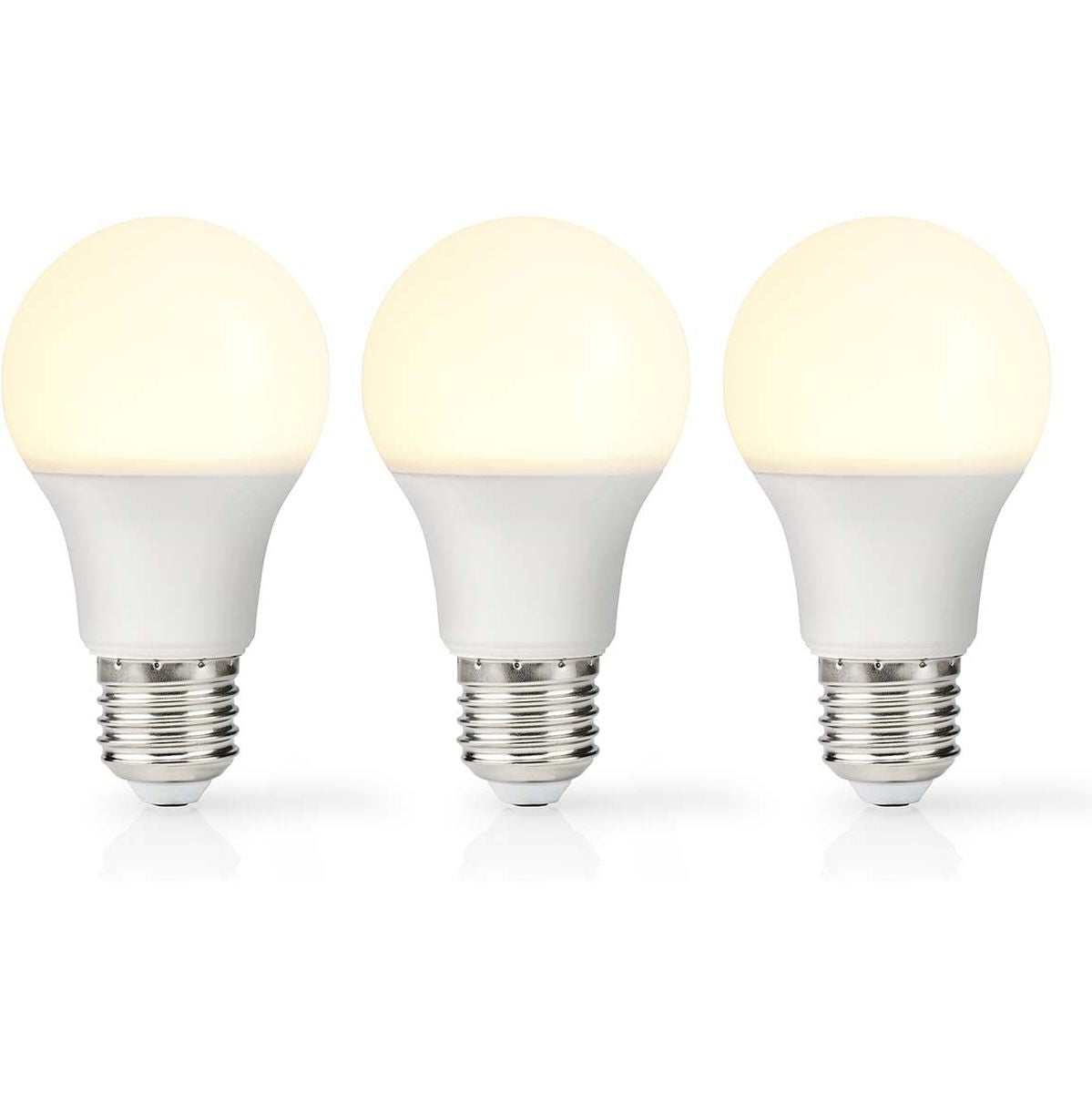 Nedis LED-Lamp E27 A60 4.9 W 470 LM 2700 K Warm White Retrostijl Frosted 3 PCs