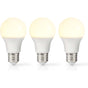 Nedis LED-Lamp E27 A60 8.5 W 806 LM 2700 K Warm White Retrostijl Frosted 3 PCs