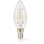 Nedis LED-Filament Bulb E14| Candle | 2.2 W | 470 LM | Warm White | Retro |1 PCs
