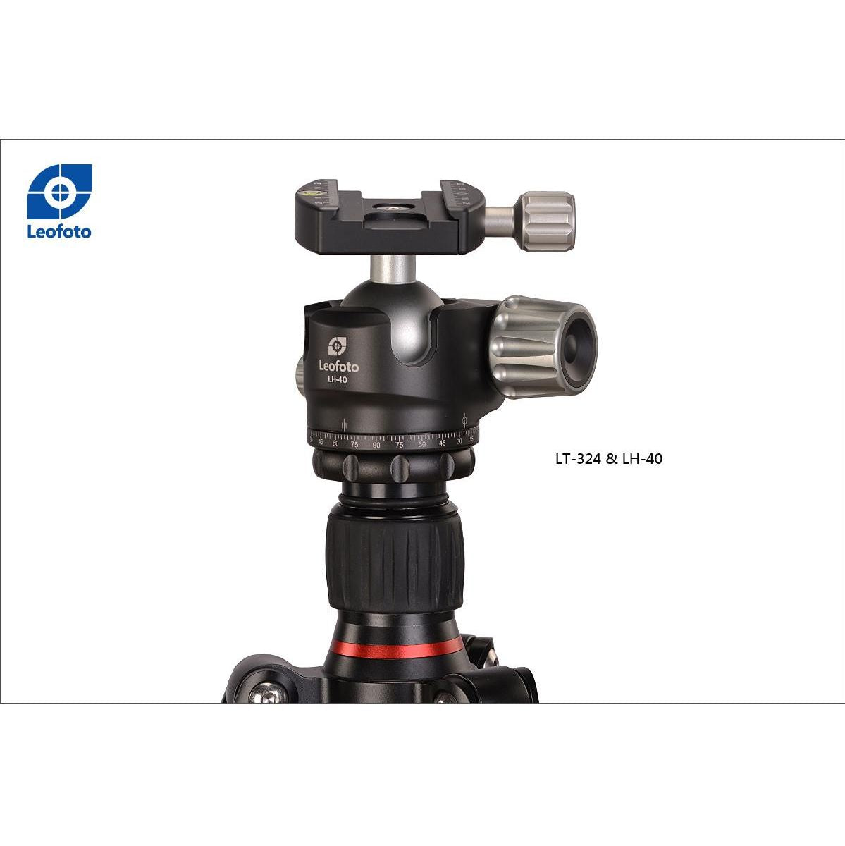 Leofoto Ball Head LH-40 + Release Plate QP-70 - image 4 of 5