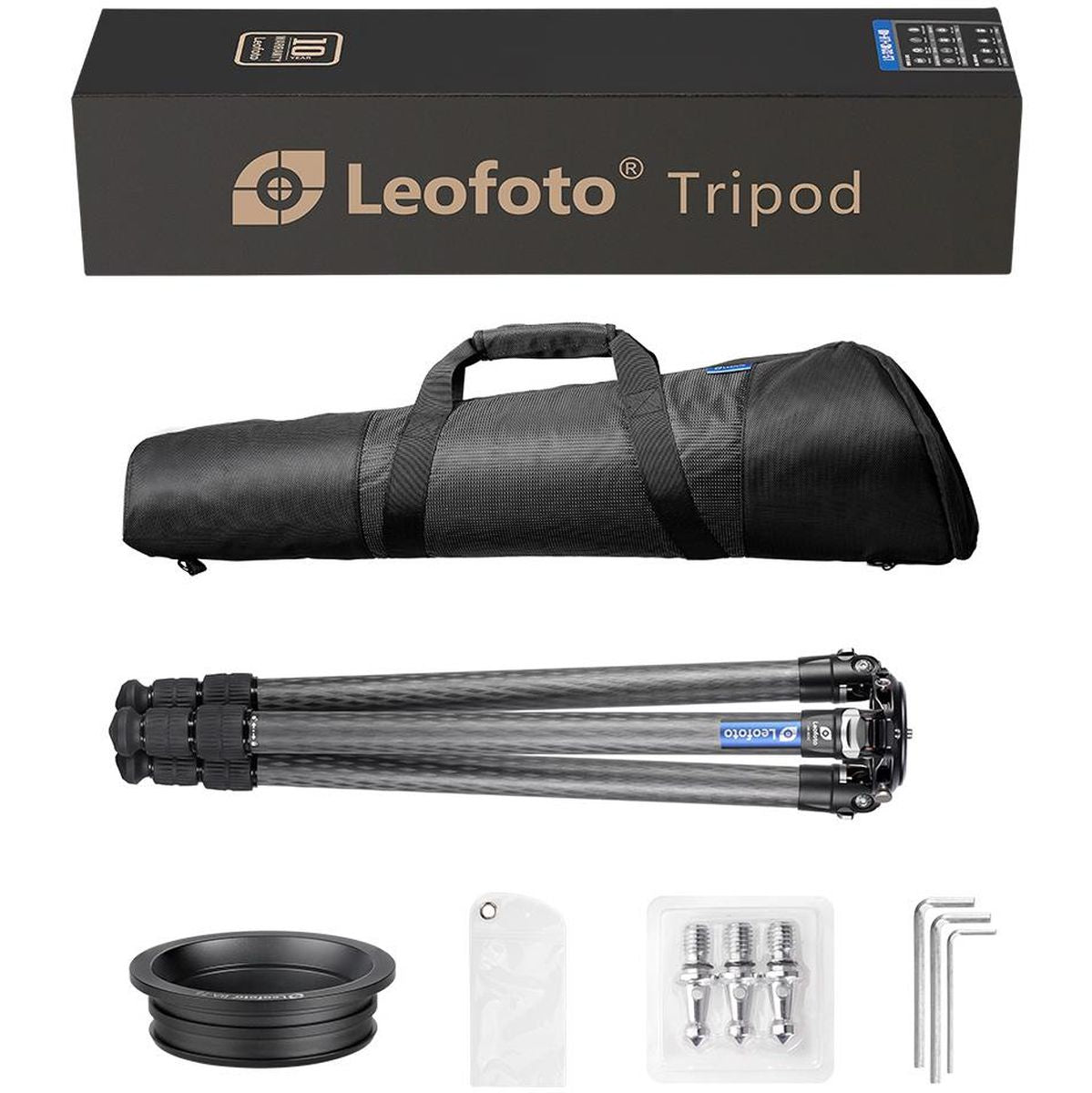 Leofoto Summit LM-323C Carbon Tripod - image 2 of 5
