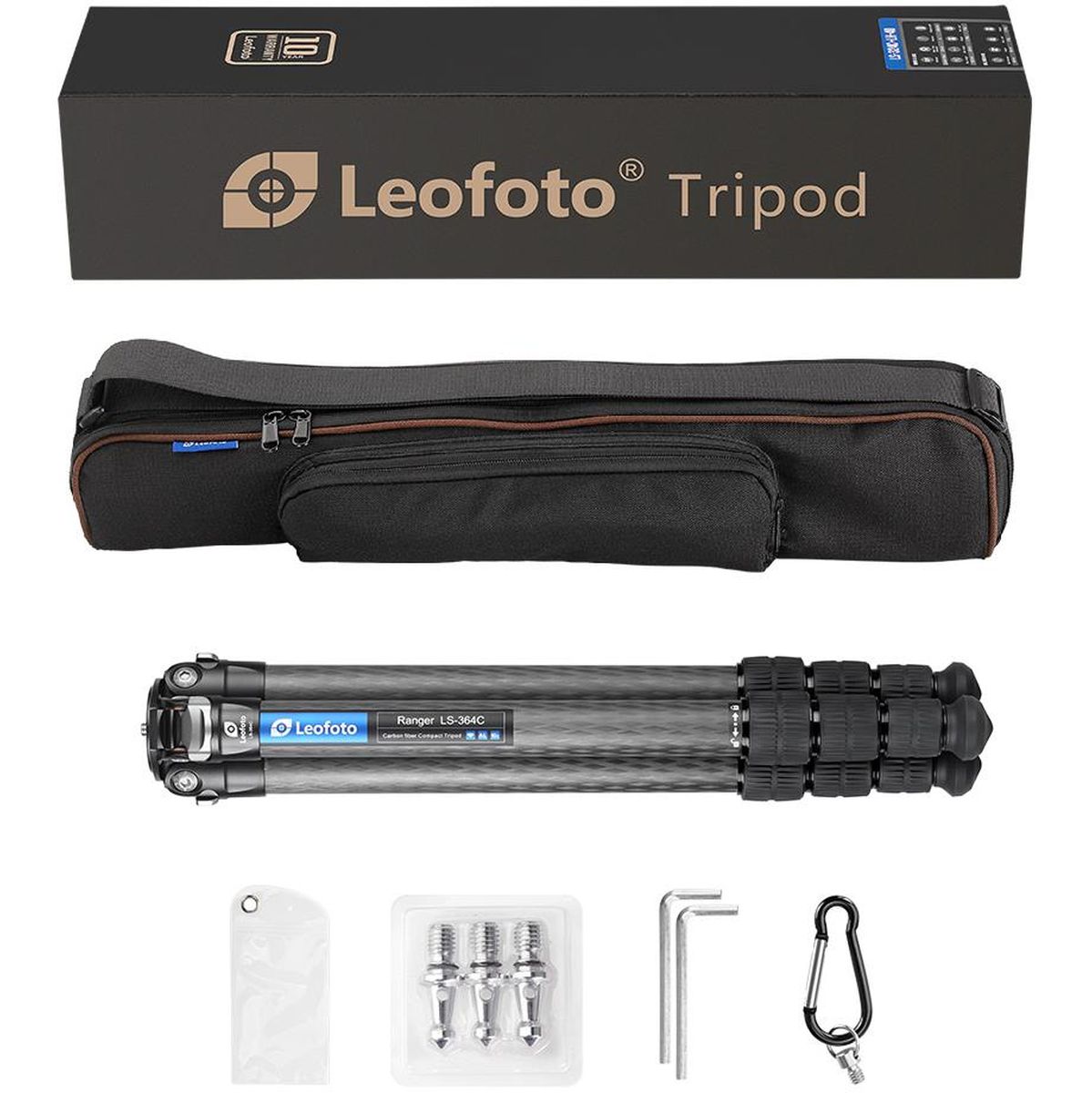 Leofoto LS-364C Ranger Carbon Tripod - image 2 of 5