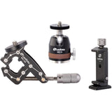 Leofoto Pocket Clamp MC-30 + Kit w/ Ball Head 19 + Smartphone