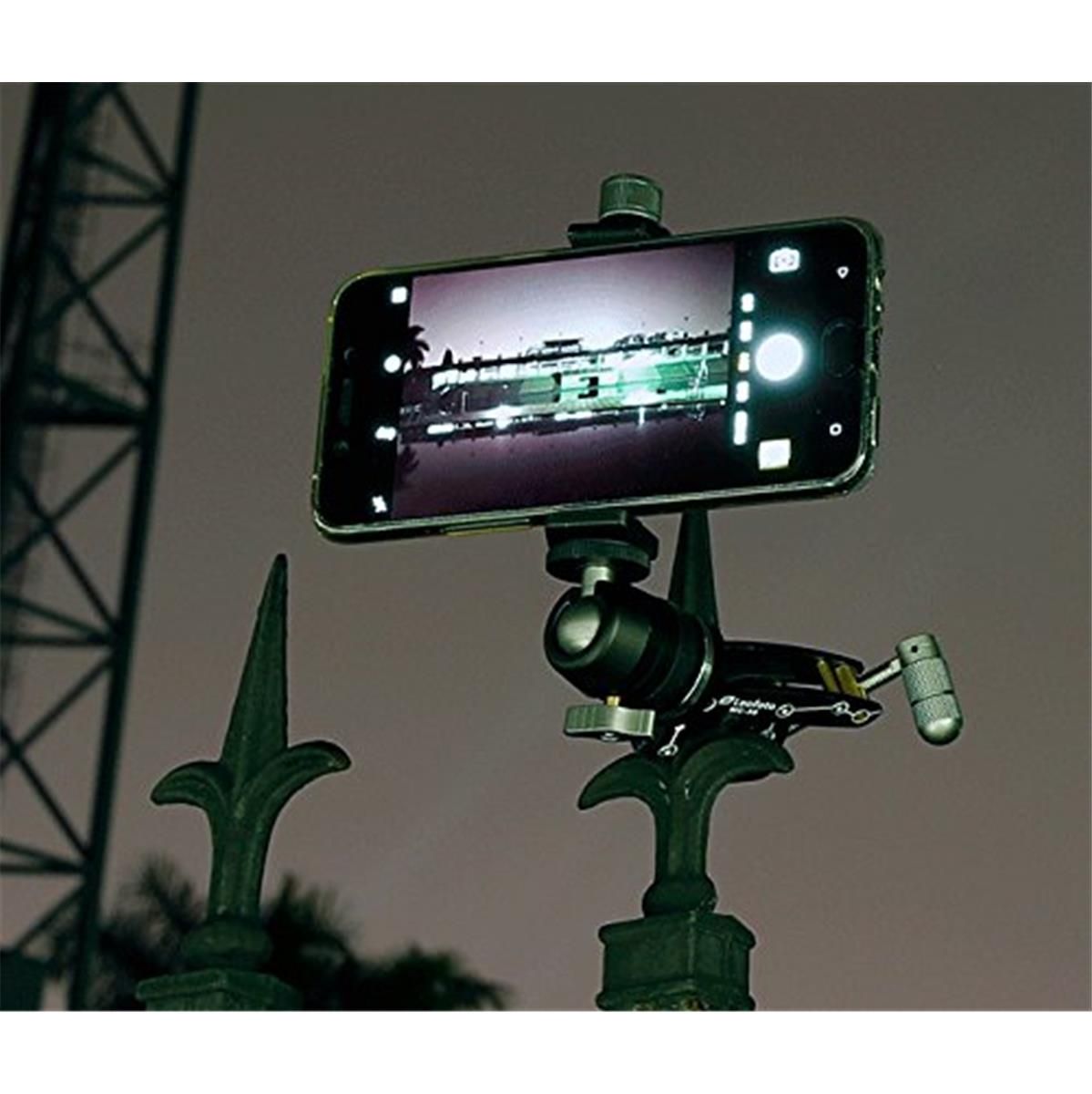 Leofoto Pocket Clamp MC-30 + Kit w/ Ball Head 19 + Smartphone - image 5 of 5