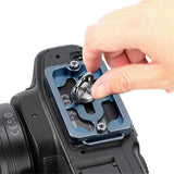 Leofoto NP-65T Blue Titanium QR-Plate
