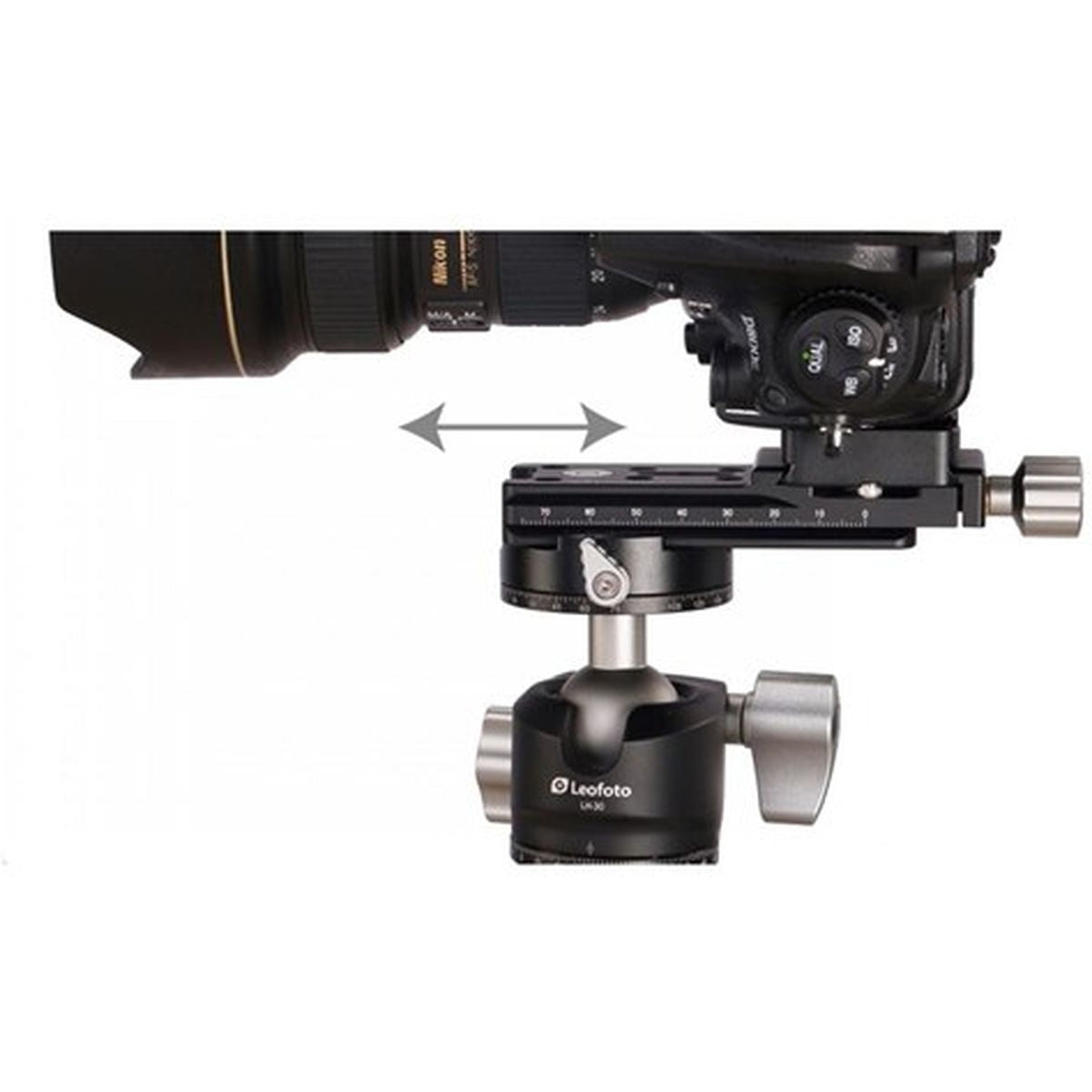 Leofoto NR-100 100mm Nodal Slide w/ Clamp - image 4 of 5