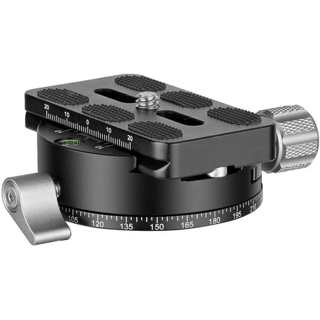 Leofoto PAN-02 Panning Clamp + QP70 Plate + Bag