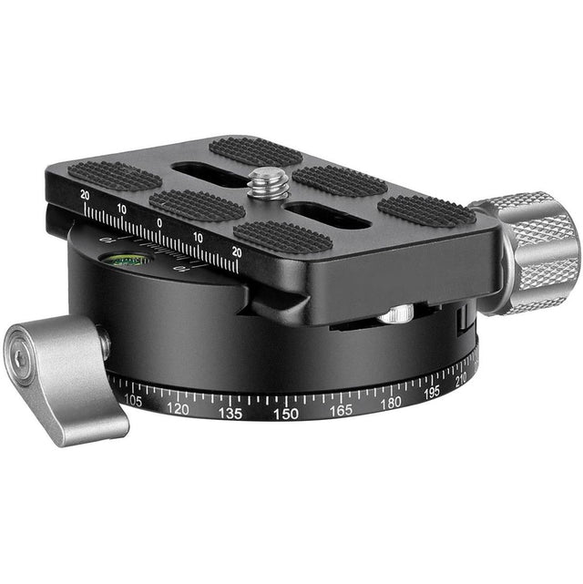 Leofoto PAN-02 Panning Clamp + QP70 Plate + Bag
