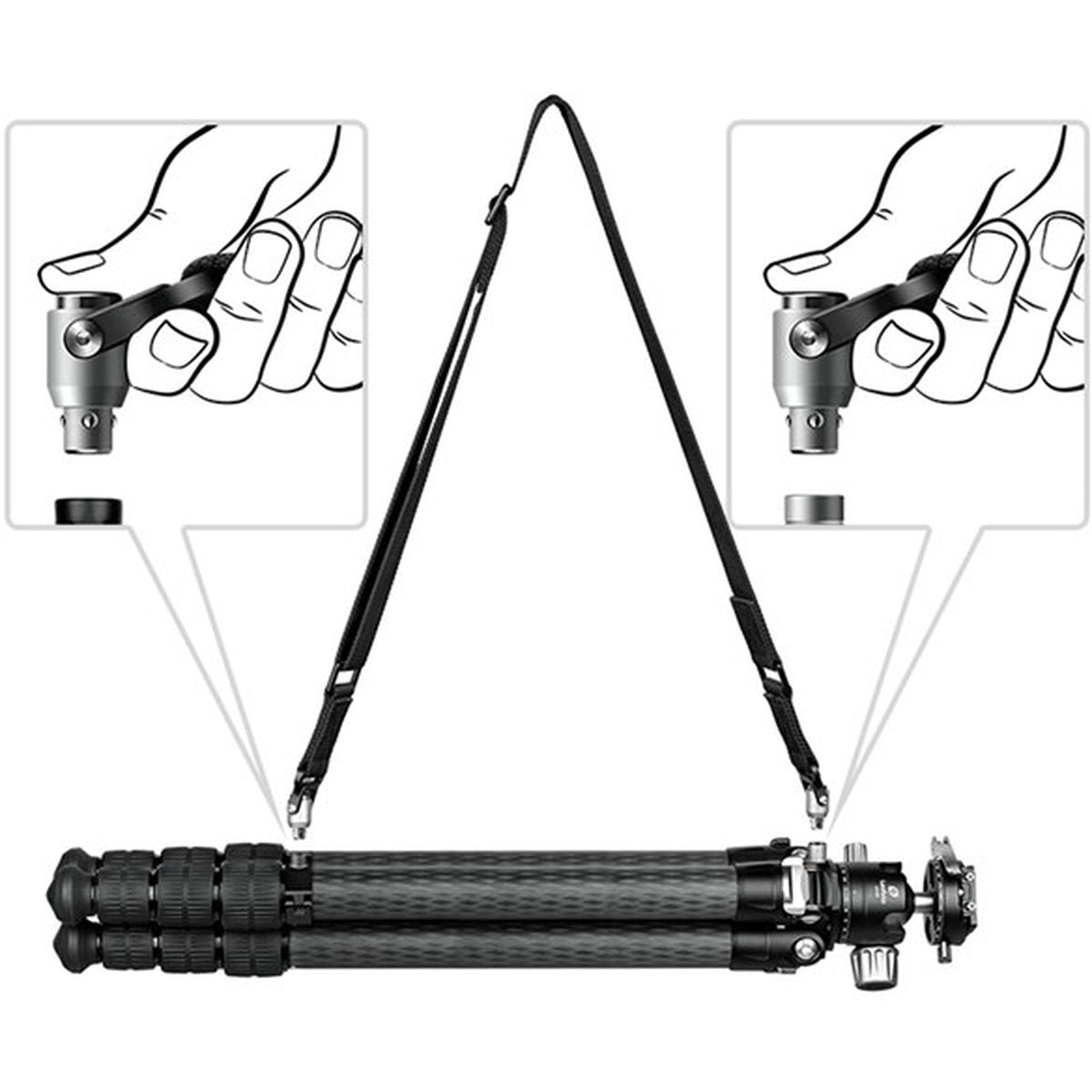 Leofoto QDM-1 1/4 Screw Mount For QR Strap - image 4 of 5
