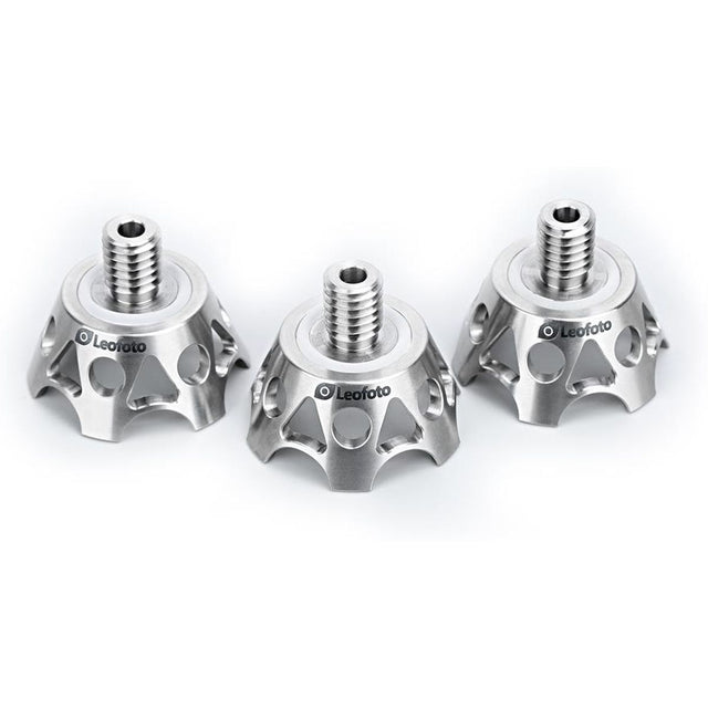 Leofoto TF-02 Titanium Klauw Voetjes 3 Pieces