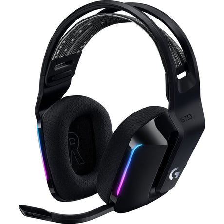 Logitech G733 Lightspeed Wireless RGB Gaming Headset Black - image 2 of 3
