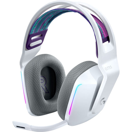 Logitech G733 Lightspeed Wireless RGB Gaming Headset White - image 2 of 4