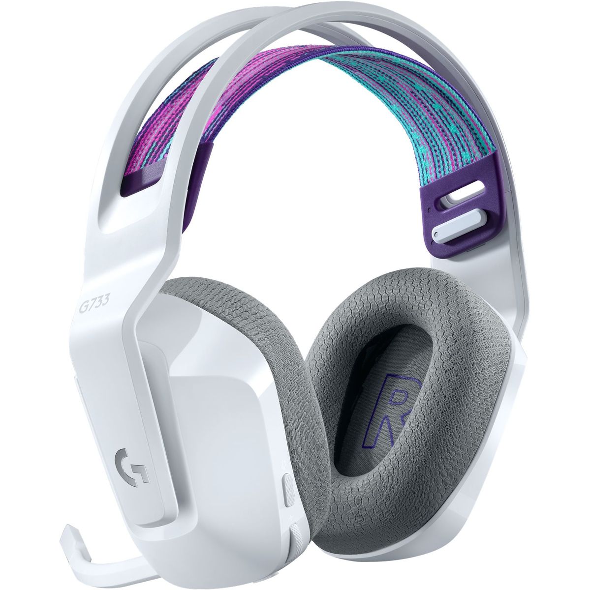 Logitech G733 Lightspeed Wireless RGB Gaming Headset White - image 4 of 4