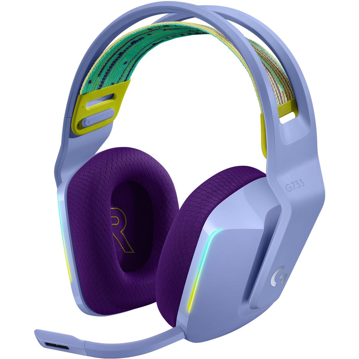 Logitech G733 Lightspeed Wireless RGB Gaming Headset Lilac
