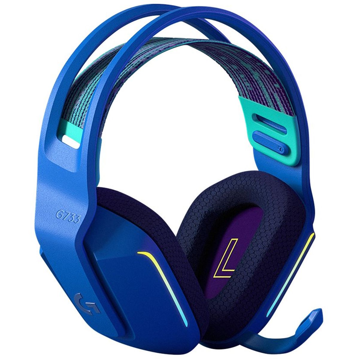 Logitech G733 Lightspeed Wireless RGB Gaming Headset Blue - image 2 of 5