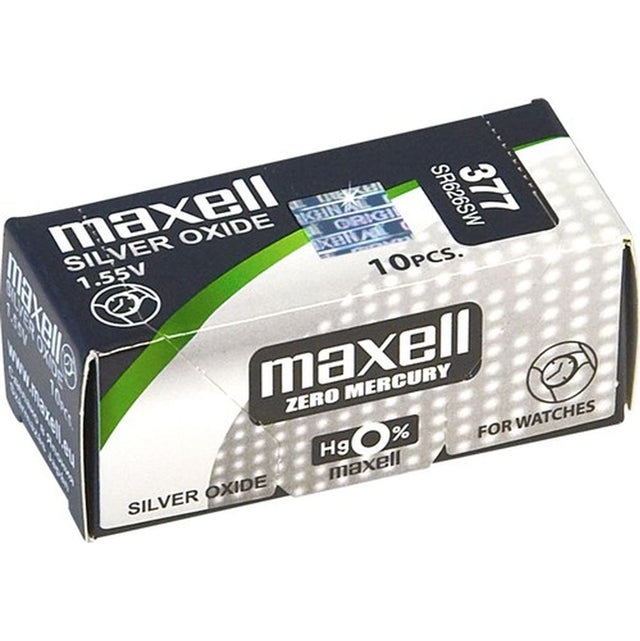 Maxell Wristwatch Battery 321 - SR616SW - 1PC EU MF - Low Drai