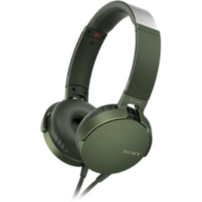 Sony Extrabass Wired Headph w/ Remote Mic (Green)