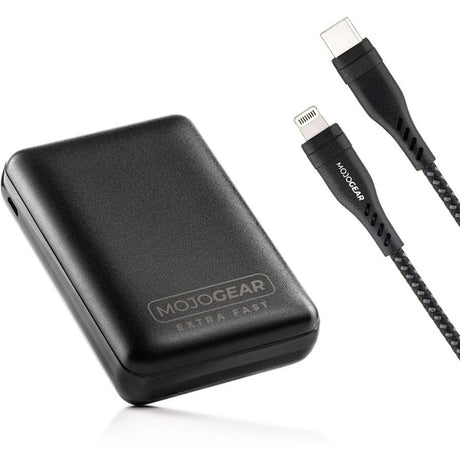 MOJOGEAR Fast Charging Set iPhone 10.000 mAh Powerbank + ...