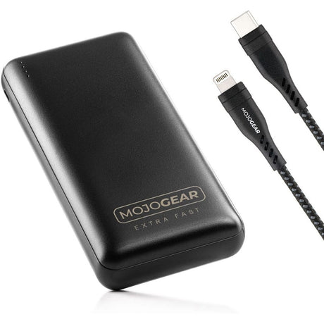 MOJOGEAR Fast Charging Set iPhone 20.000 mAh Powerbank + ...
