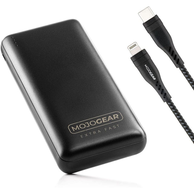 MOJOGEAR Fast Charging Set iPhone 20.000 mAh Powerbank + ...