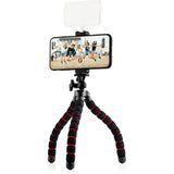 MOJOGEAR Flexible Tripod w/ Foam Legs Black/Red
