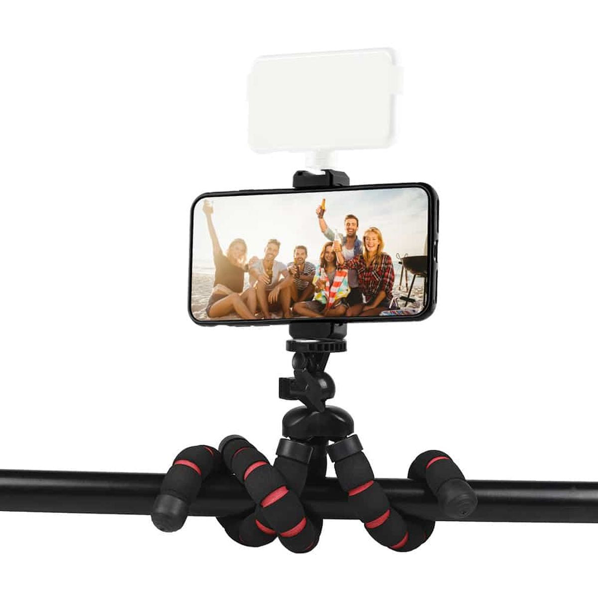MOJOGEAR Flexible Tripod w/ Foam Legs Black/Red - image 2 of 2