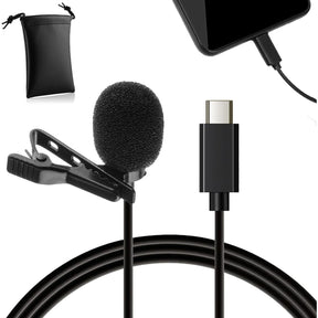 MOJOGEAR Lavalier Microphone w/ USB-C Connection 3 Meters