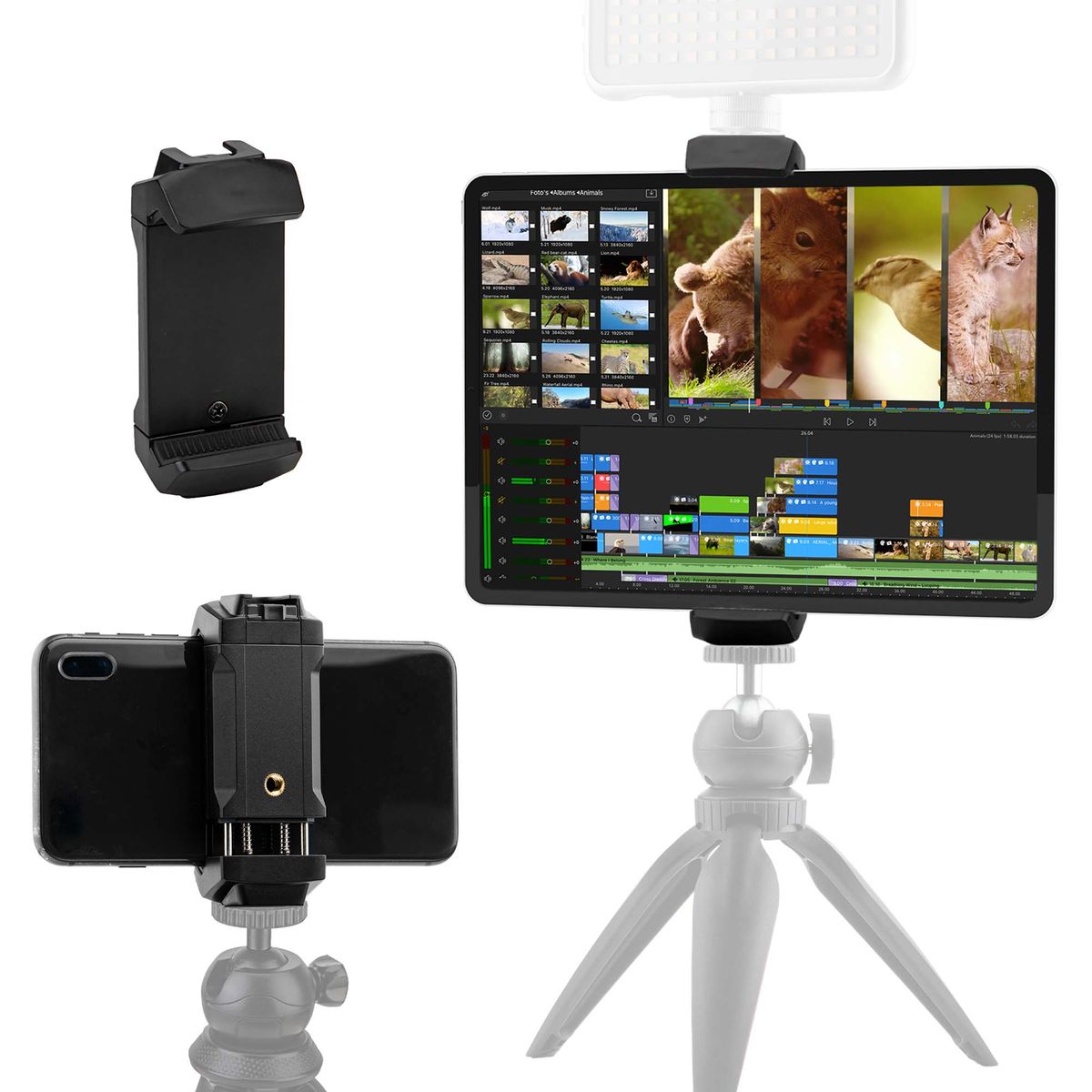 MOJOGEAR Phone / Tablet Holder For Tripod