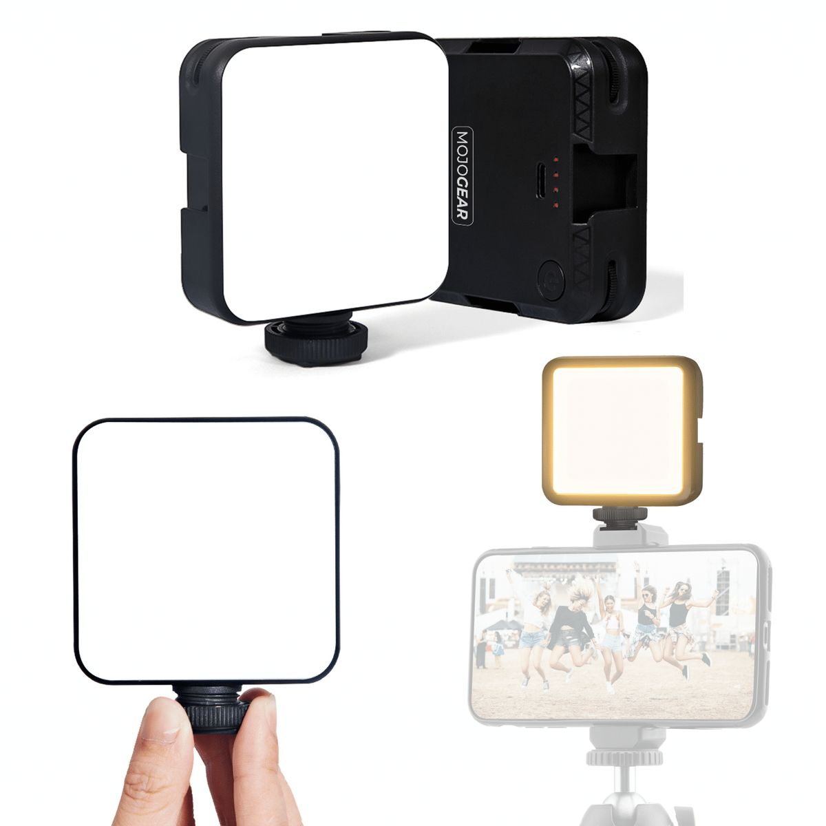 MOJOGEAR W64 Multi Color LED Lamp For Smartphone And Camera