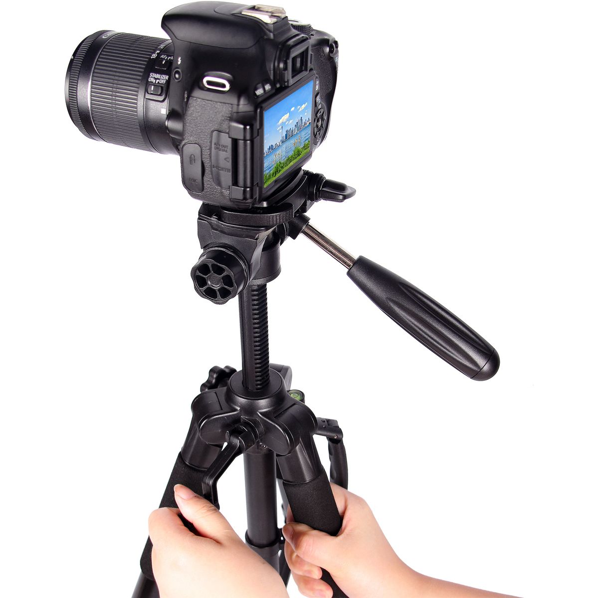 MOJOGEAR 140cm Tripod w/ Phone Holder - image 2 of 2