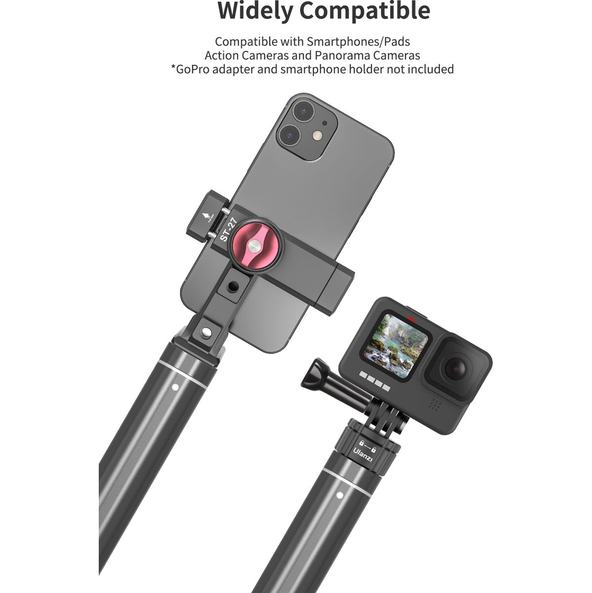 MOJOGEAR Extra Long Selfie Stick Metal 160cm - image 5 of 5
