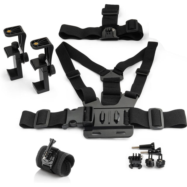 MOJOGEAR A03 Head+Chest+Wrist Strap Kit GoPro / Smartphone