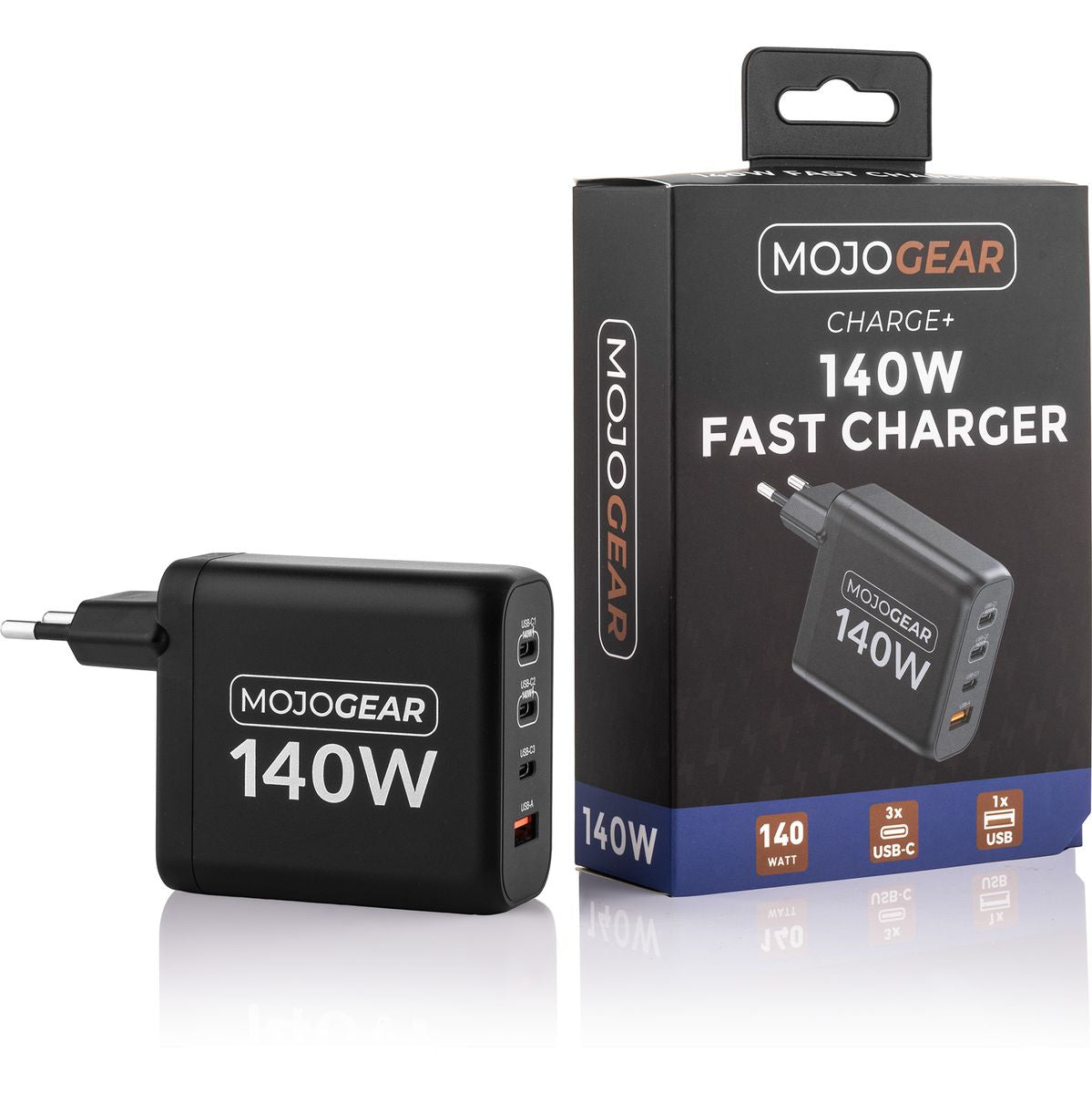 MOJOGEAR Charge+ 140W GAN USB Power Adapter - image 2 of 4