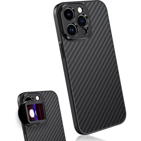 MOJOGEAR 17mm Lens Case For iPhone 16 Pro Max Carbon
