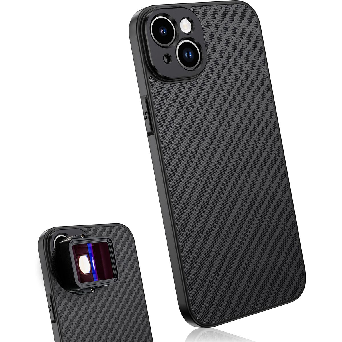 MOJOGEAR 17mm Lens Case For iPhone 16 Carbon - image 2 of 2