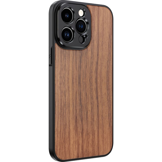 MOJOGEAR 17mm Lens Case For iPhone 14 Pro Max Wood