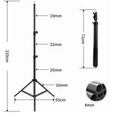 MOJOGEAR Light Stand 210cm Extra Sturdy - image 3 of 4