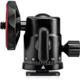 MOJOGEAR P05-C Rotatable Tripod Head w/ Cold Shoe