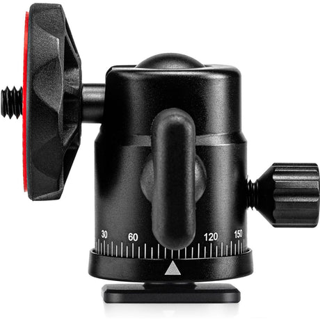 MOJOGEAR P05-C Rotatable Tripod Head w/ Cold Shoe