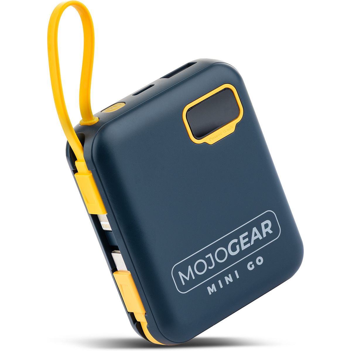 MOJOGEAR Mini Go 10.000mAh PowerBank w/ Cables - Blue