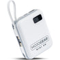 MOJOGEAR Mini Go 10.000mAh PowerBank w/ Cables - White