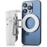 MOJOGEAR TS2 6-IN-1 Mini Selfie Tripod Grip Magetisch White - image 2 of 3