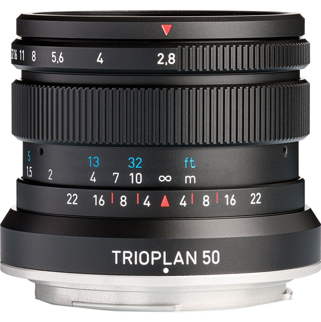 Meyer Optik Görlitz Trioplan 50mm f/2.8 II C-EF-Mount