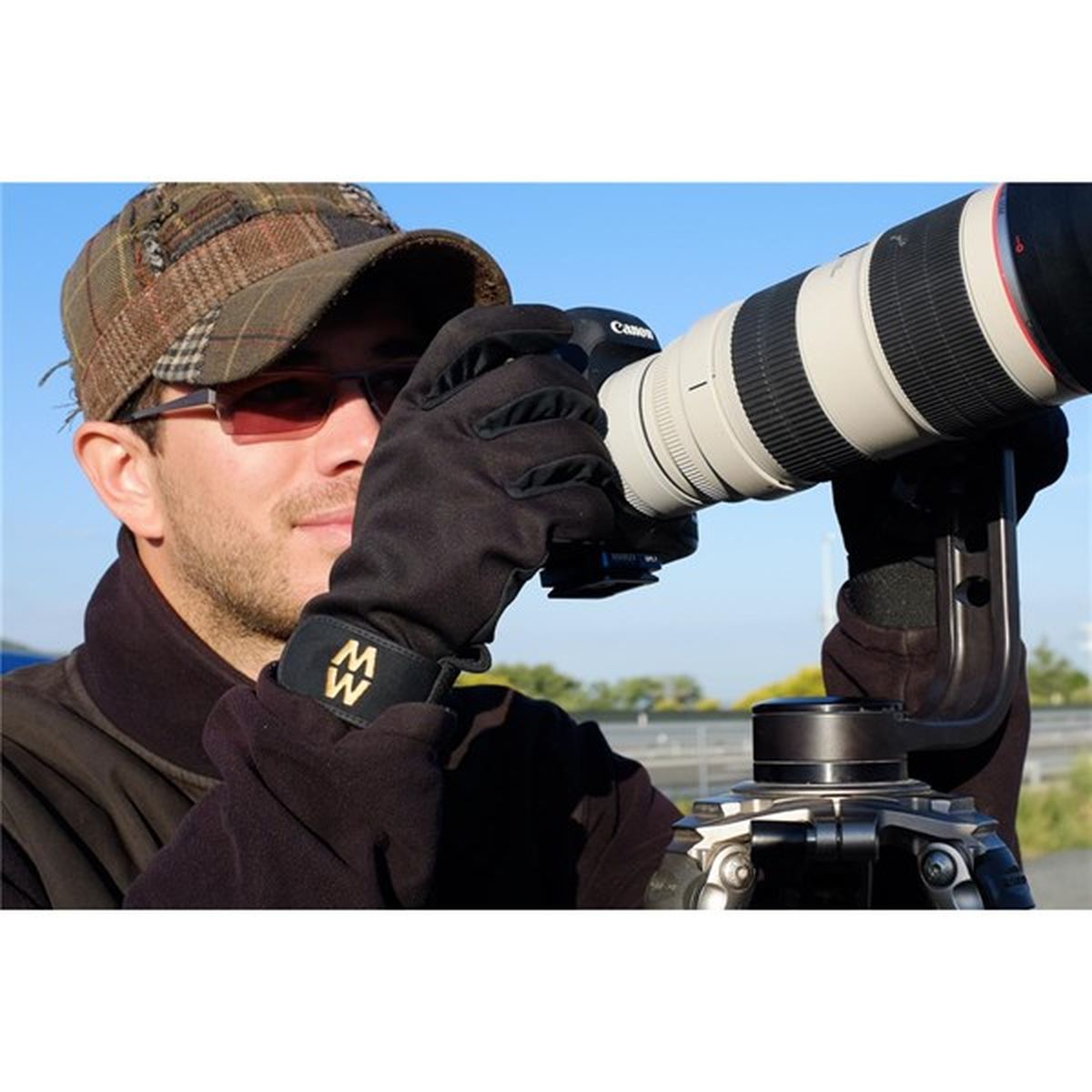 MacWet Climatec Long Photo Gloves Black 8.5cm