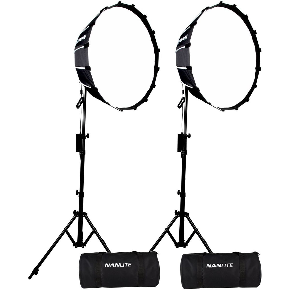 Nanlite Forza 60 Bicolor LED Dual Kit w/ Light Stand+softbox