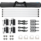 Nanlite Pavotube II 30X Quad Kit (w/ Battery)