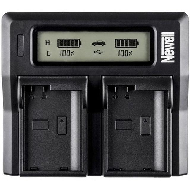 Newell DC-LCD TWO-Channel Charger For LP-E6 Batteries