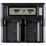 Newell DC-LCD TWO-Channel Charger For DMW-BLF19E Batteries